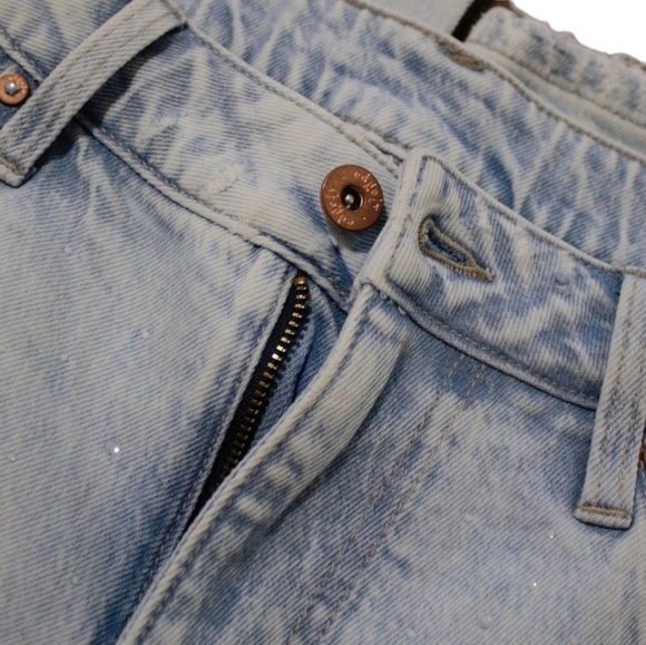 Maurices edgely™ High Rise Sparkle Relaxed Straight Jean - Picture 5 of 7